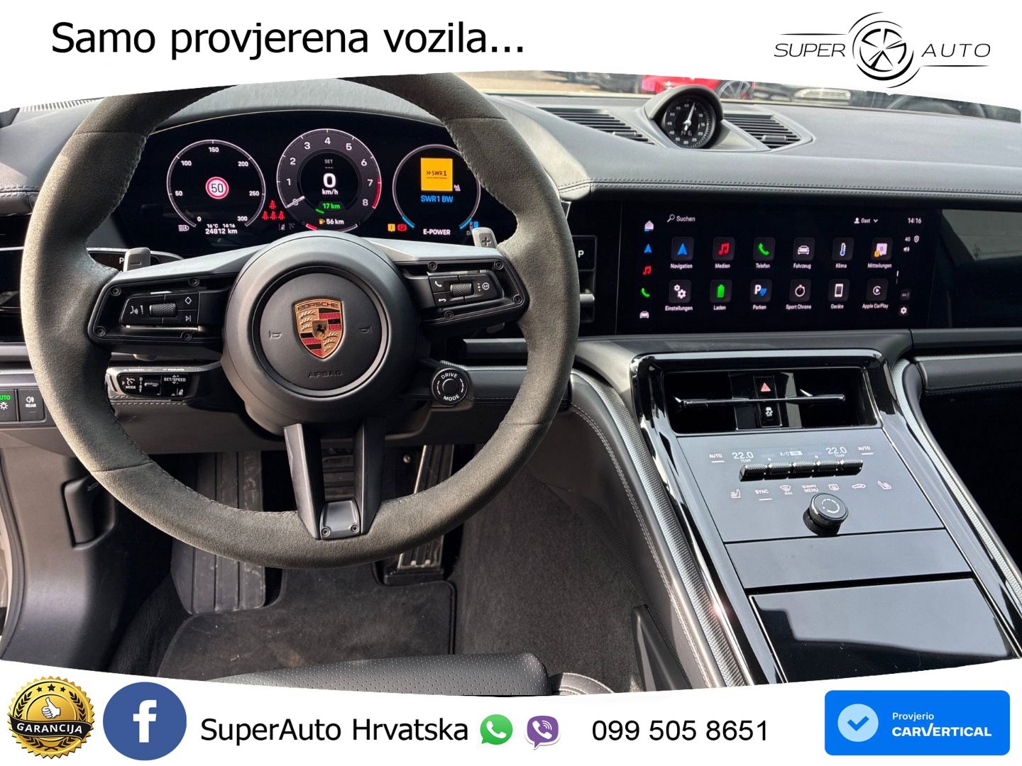 Porsche Panamera 4 2.9 V6 (470 KS) E-Hybrid PDK ACC+HEAD+4xGR SJED+360+PANO