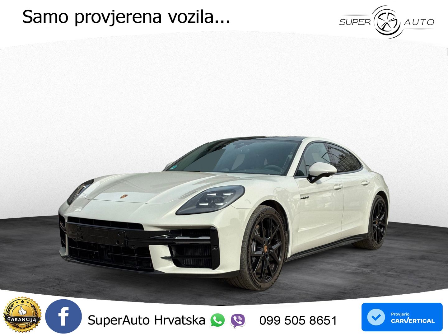 Porsche Panamera 4 2.9 V6 (470 KS) E-Hybrid PDK ACC+HEAD+4xGR SJED+360+PANO