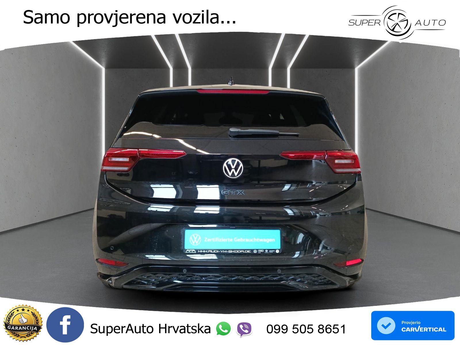 Volkswagen ID.3 GTX Performance 84 kWh (326 KS) LED+GR SJED+ACC