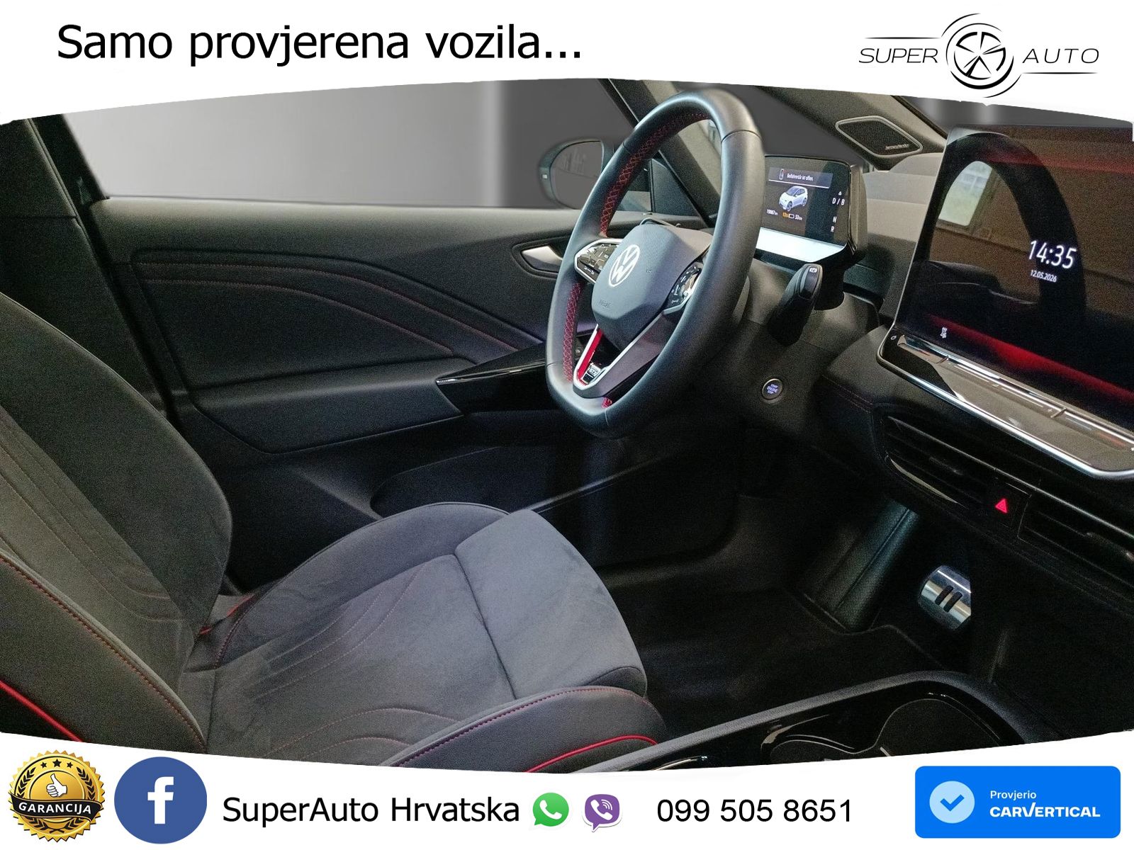 Volkswagen ID.3 GTX Performance 84 kWh (326 KS) LED+GR SJED+ACC