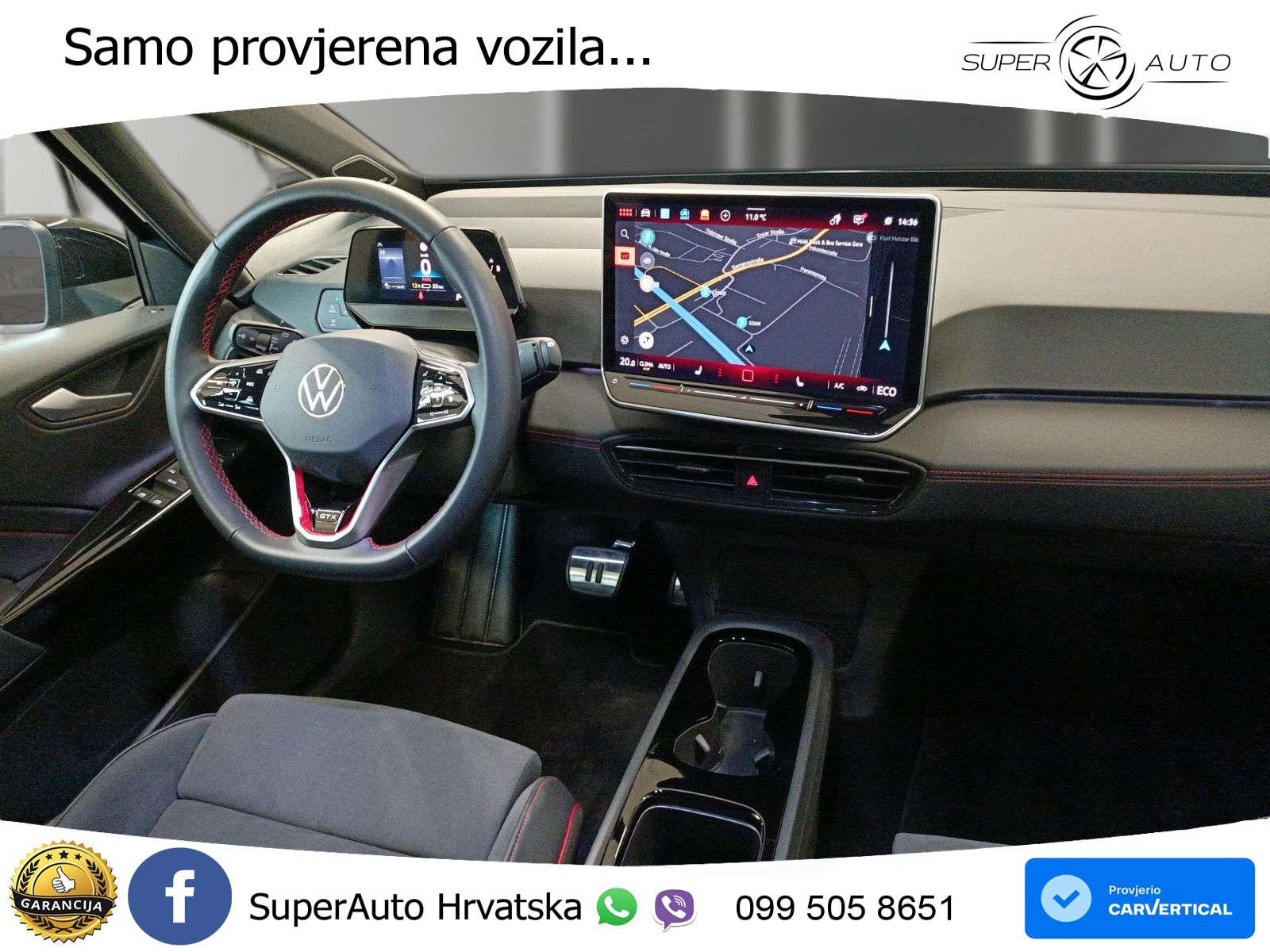 Volkswagen ID.3 GTX Performance 84 kWh (326 KS) LED+GR SJED+ACC