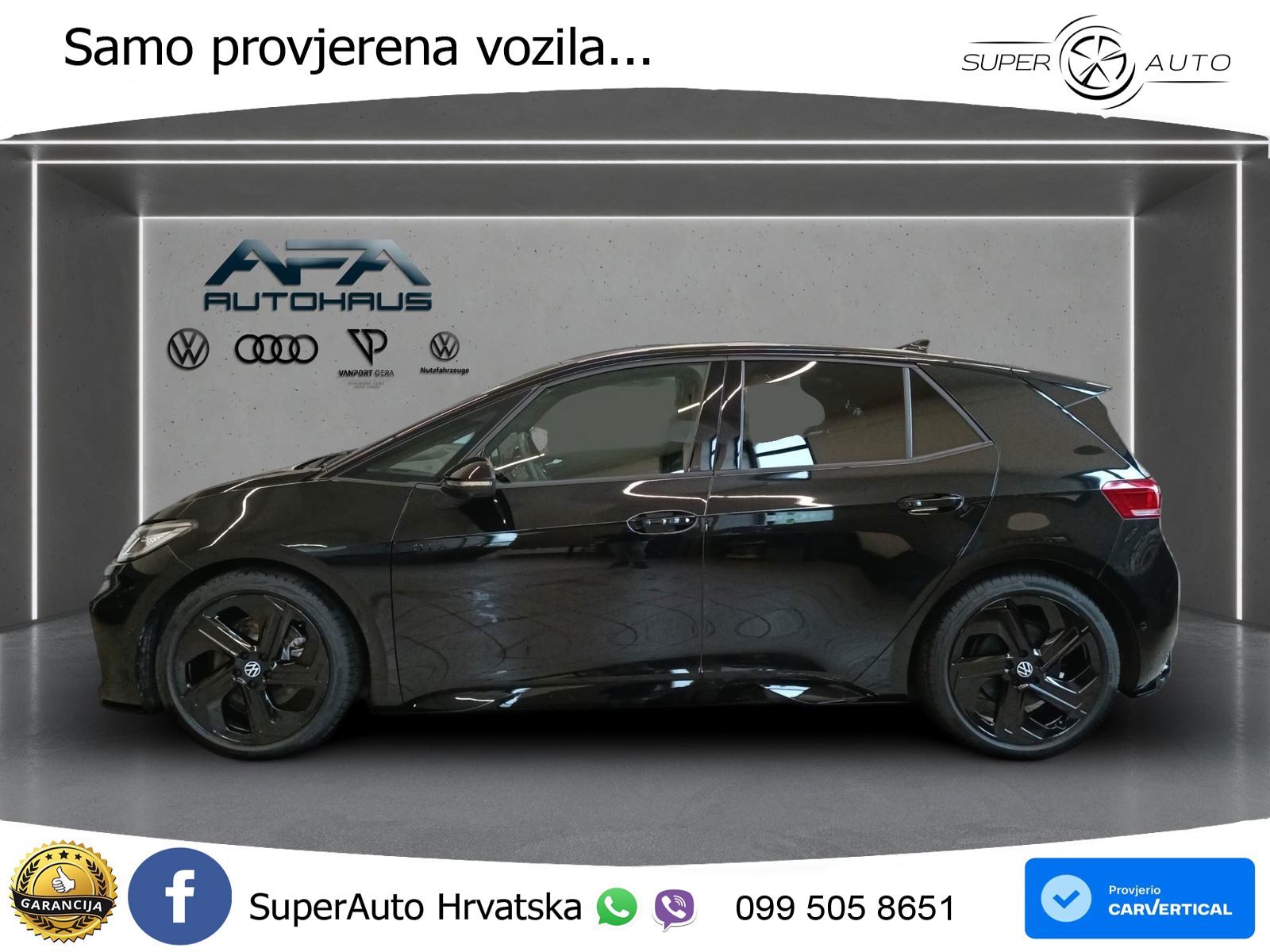 Volkswagen ID.3 GTX Performance 84 kWh (326 KS) LED+GR SJED+ACC
