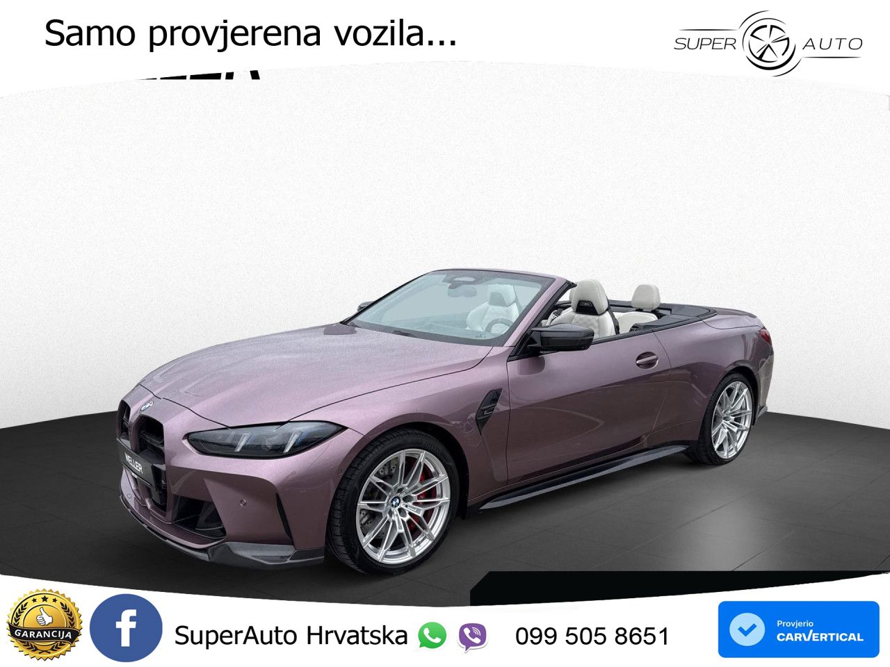 BMW M4 Convertible Competition 3.0 (530 KS) xDrive Steptronic LED+GR SJED+ACC