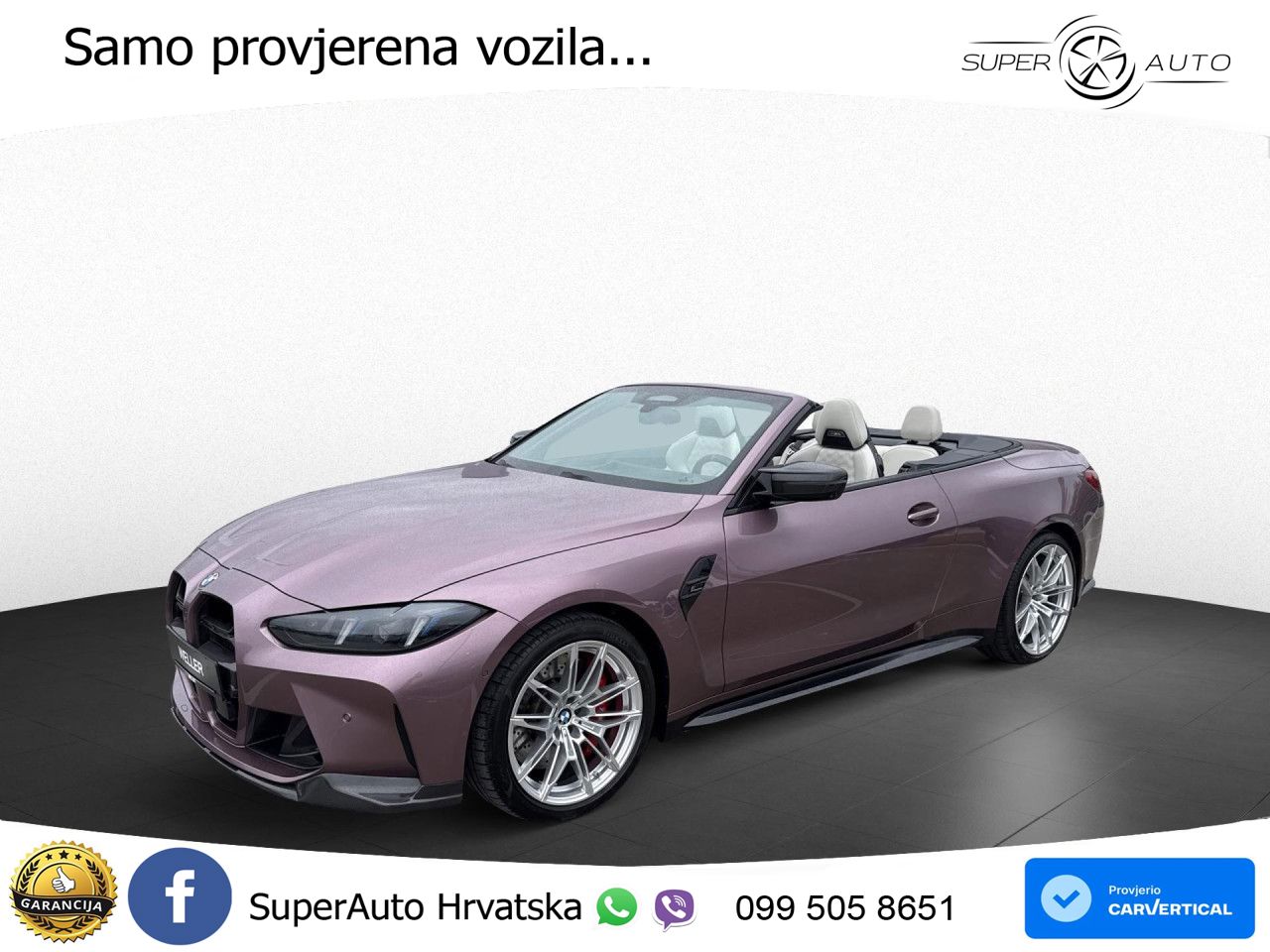 BMW M4 Convertible Competition 3.0 (530 KS) xDrive Steptronic LED+GR SJED+ACC