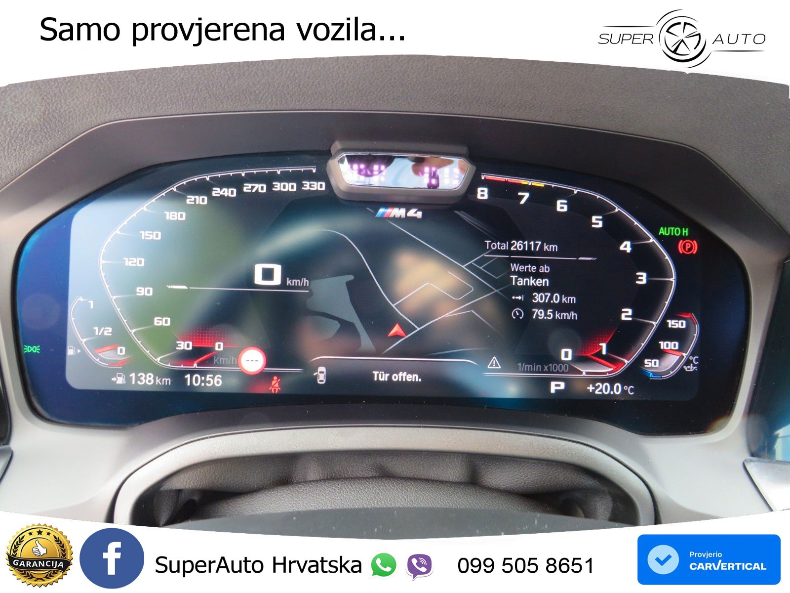 BMW M4 Competition 3.0 (510 KS) Steptronic LED+GR SJED+ACC