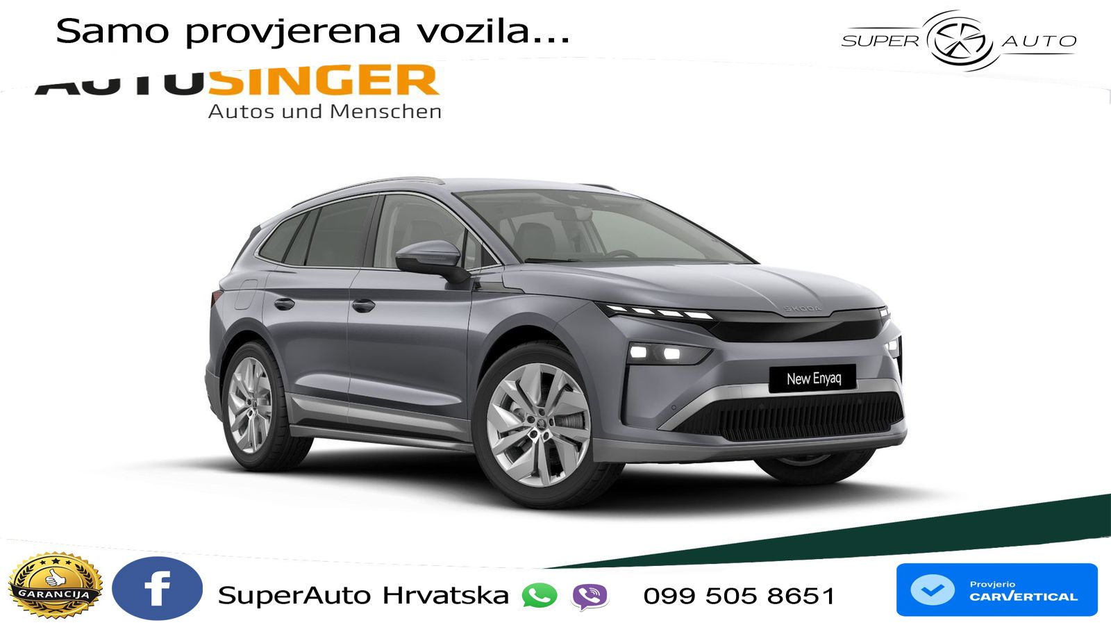 Škoda Enyaq 85 82 kWh (286 KS) LED+GR SJED+ACC