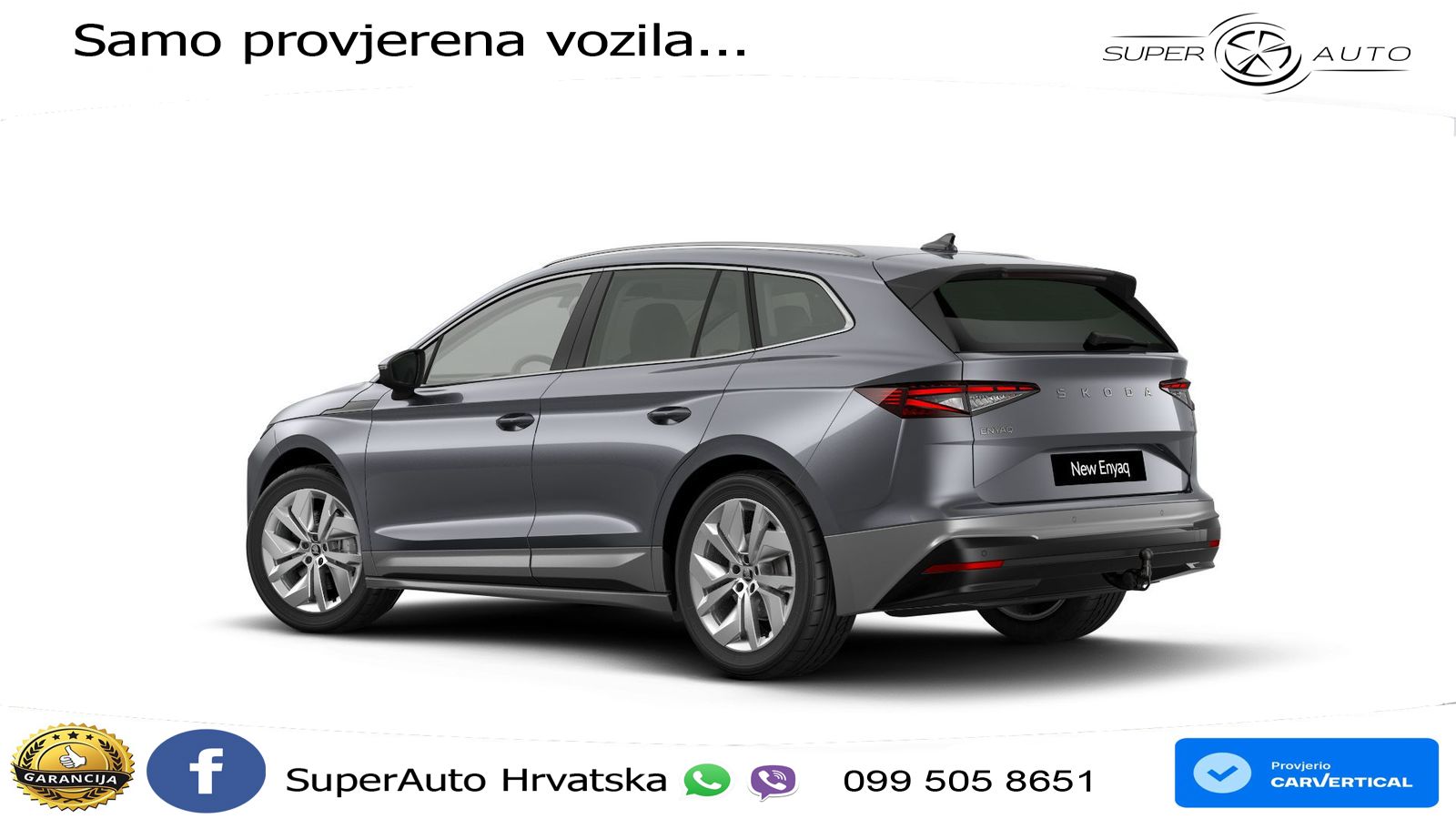 Škoda Enyaq 85 82 kWh (286 KS) LED+GR SJED+ACC