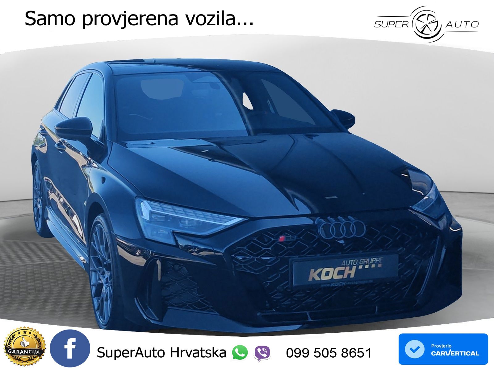 Audi RS3 Sedan 2.5 TFSI (400 KS) quattro S tronic LED+GR SJED+ACC