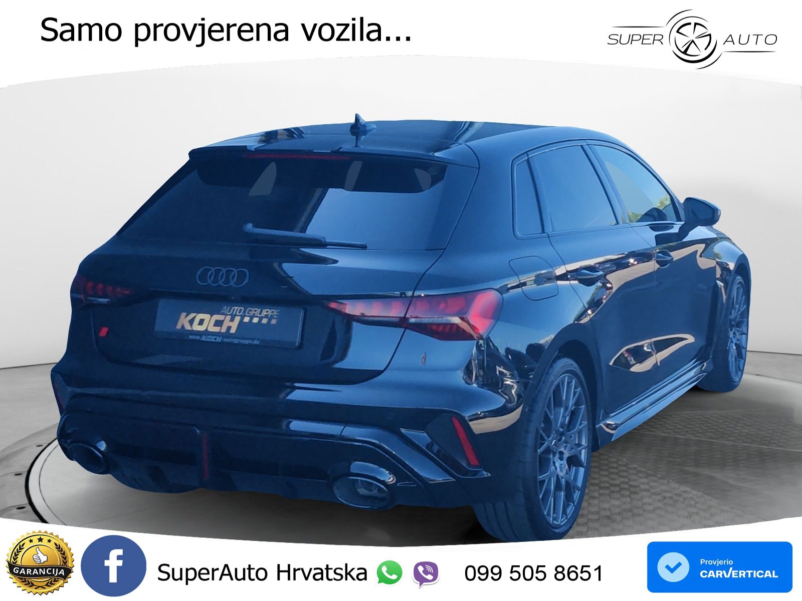 Audi RS3 Sedan 2.5 TFSI (400 KS) quattro S tronic LED+GR SJED+ACC