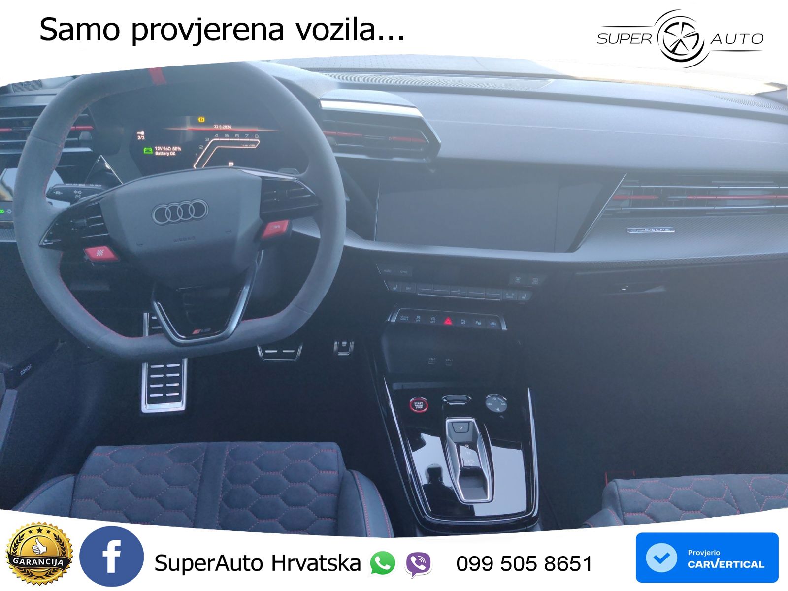 Audi RS3 Sedan 2.5 TFSI (400 KS) quattro S tronic LED+GR SJED+ACC