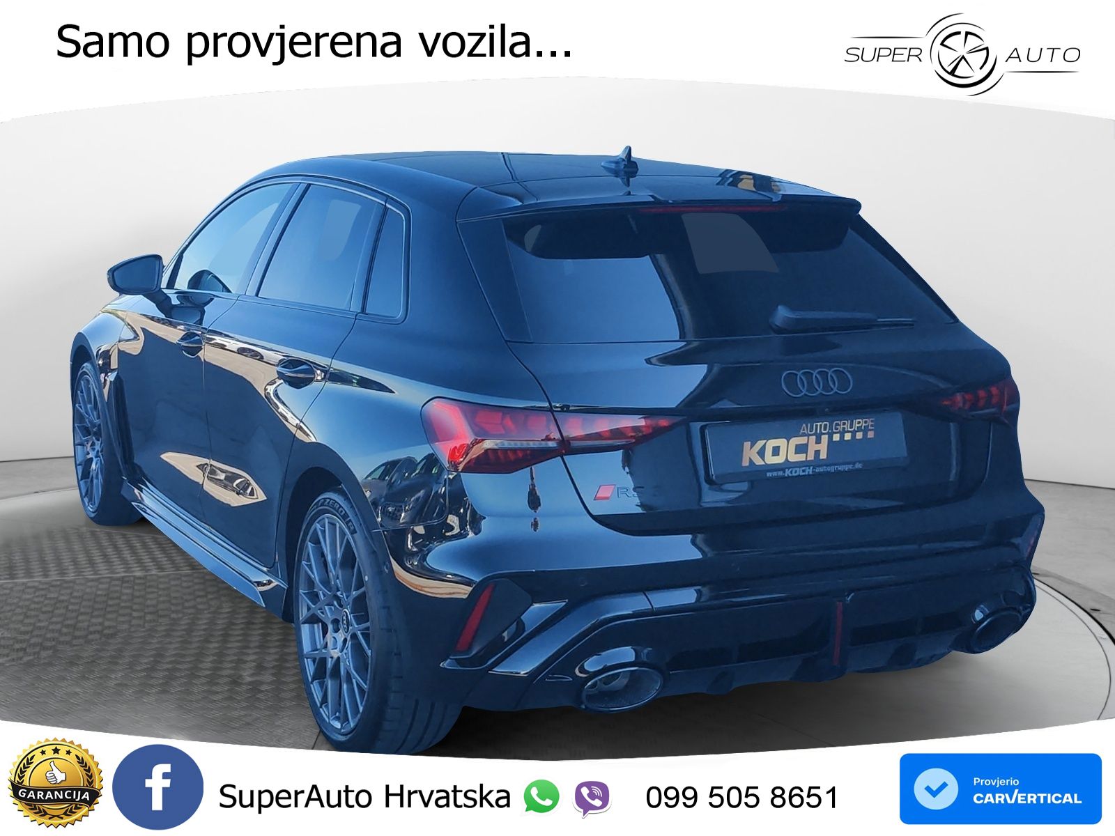 Audi RS3 Sedan 2.5 TFSI (400 KS) quattro S tronic LED+GR SJED+ACC