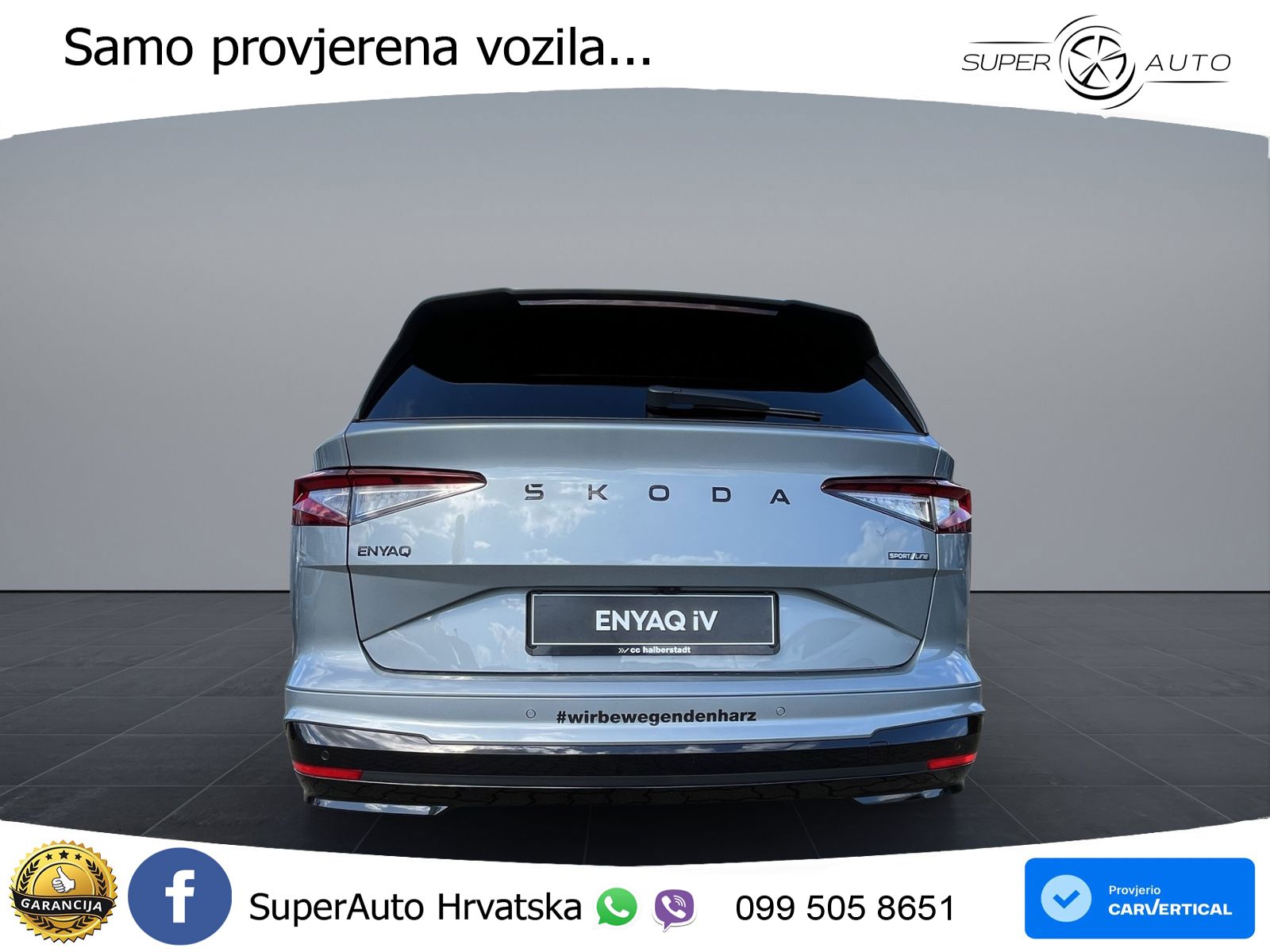 Škoda Enyaq 85 82 kWh (286 KS) SportLine LED+GR SJED+ACC