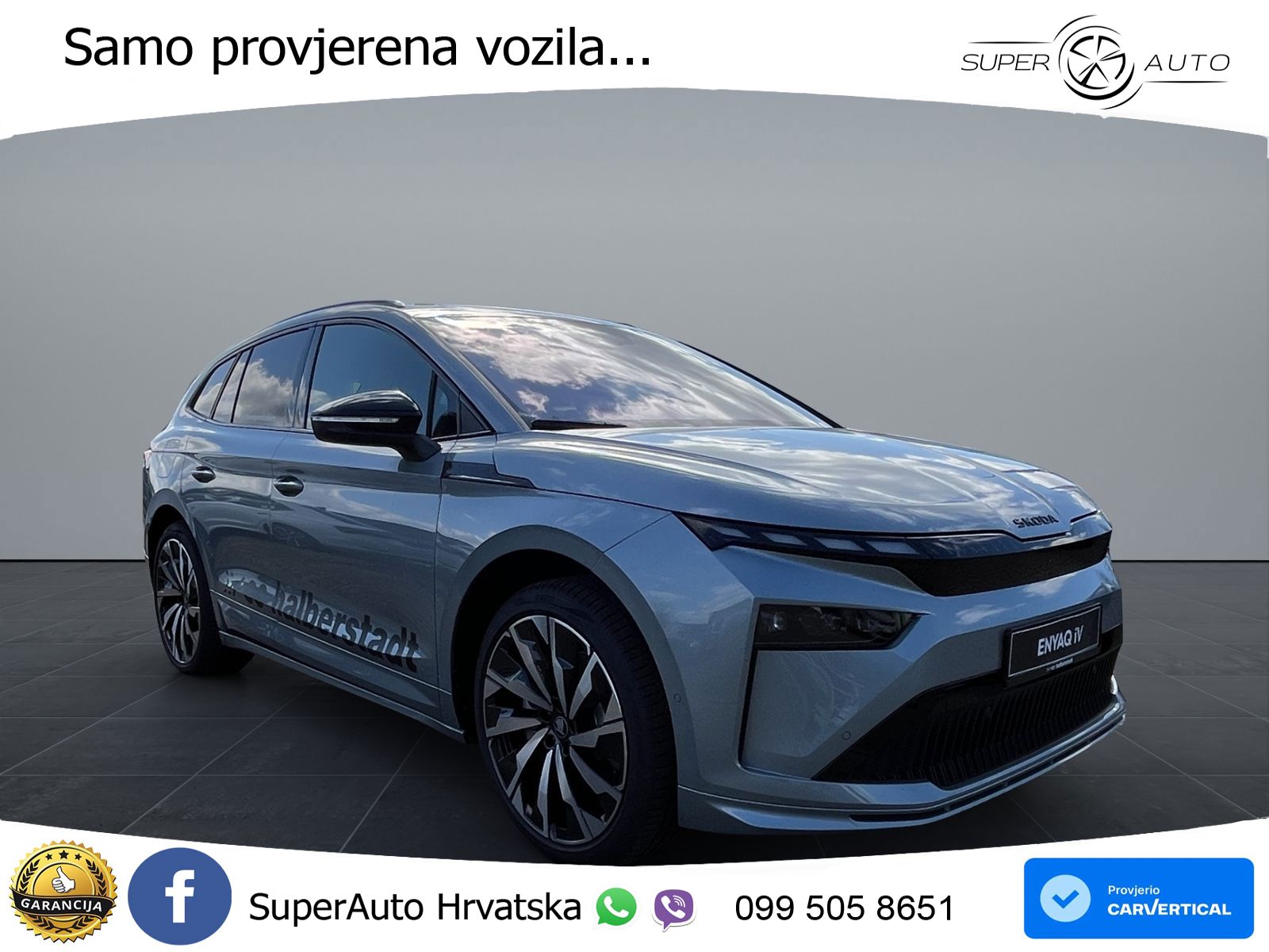 Škoda Enyaq 85 82 kWh (286 KS) SportLine LED+GR SJED+ACC