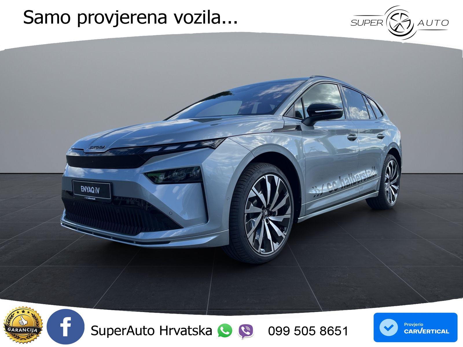 Škoda Enyaq 85 82 kWh (286 KS) SportLine LED+GR SJED+ACC