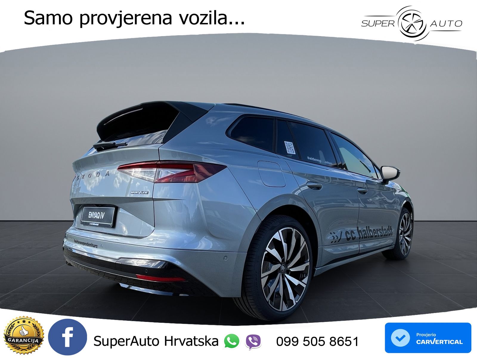 Škoda Enyaq 85 82 kWh (286 KS) SportLine LED+GR SJED+ACC