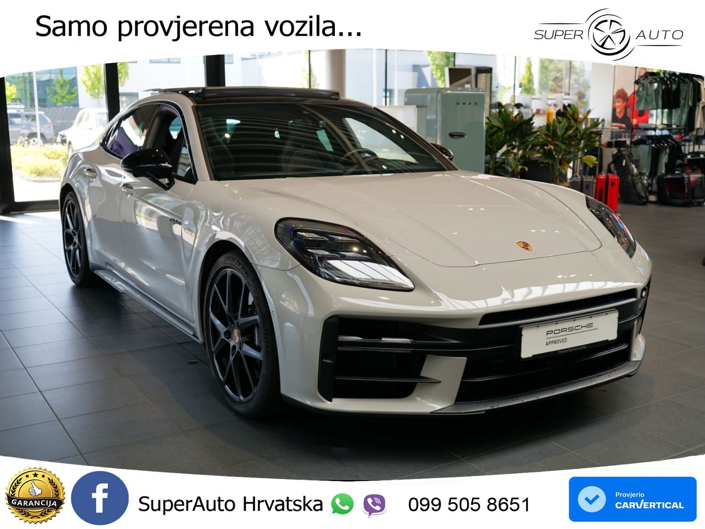Porsche Panamera 4 2.9 V6 (470 KS) E-Hybrid PDK ACC+HEAD+4xGR SJED+360+PANO