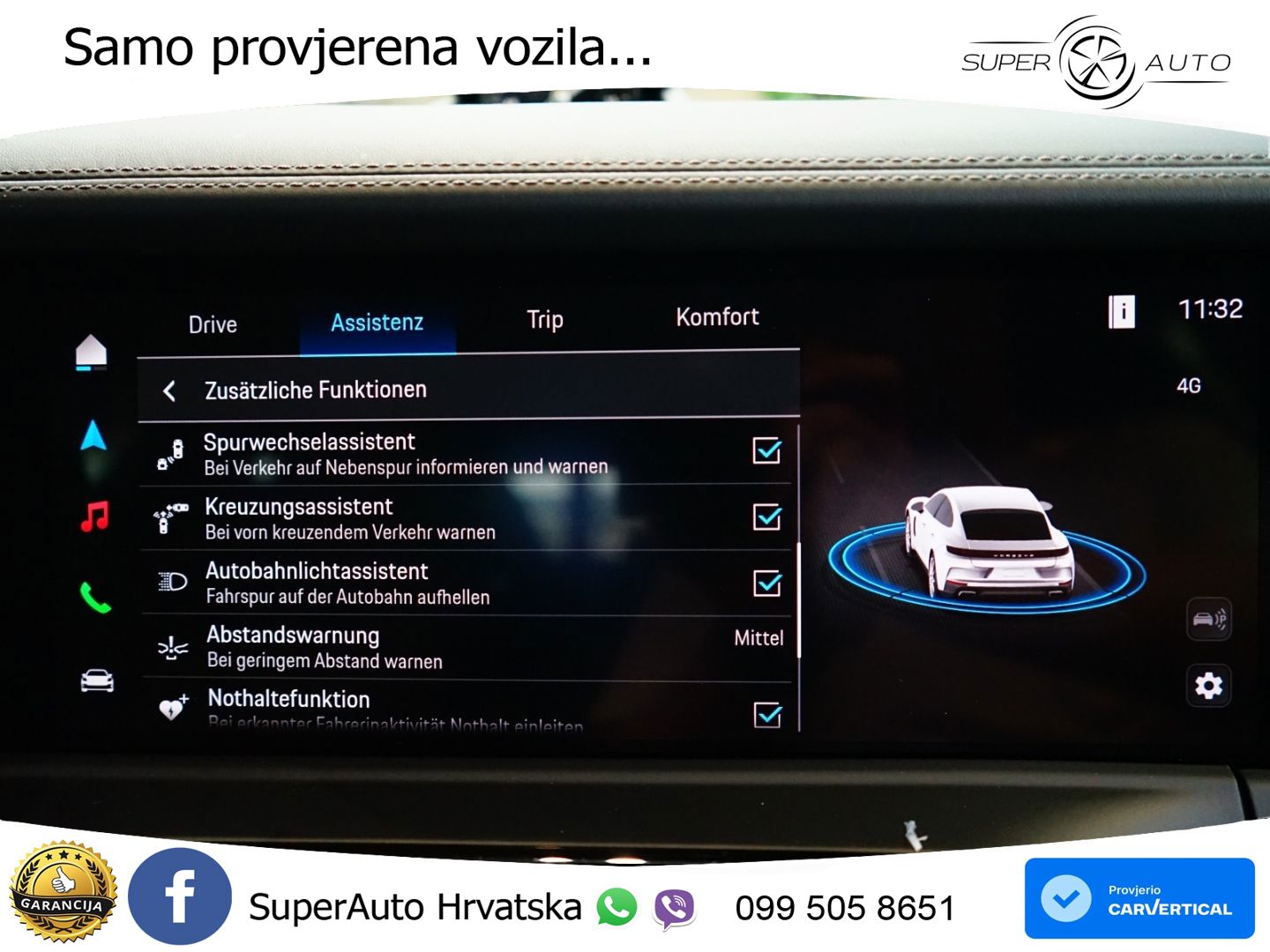 Porsche Panamera 4 2.9 V6 (470 KS) E-Hybrid PDK ACC+HEAD+4xGR SJED+360+PANO