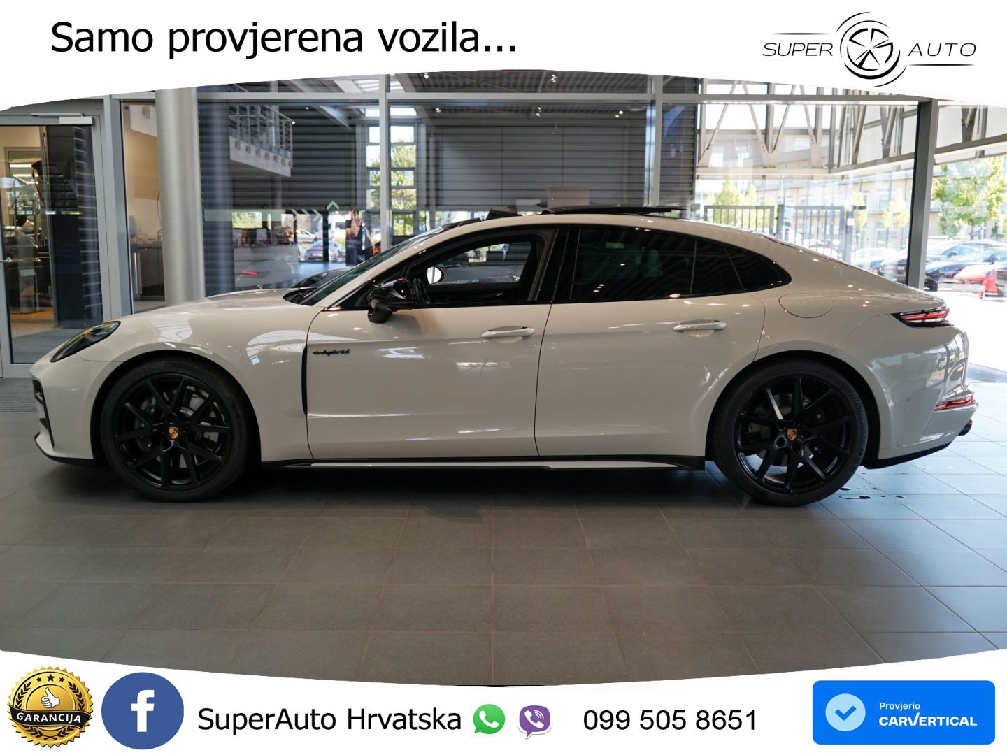 Porsche Panamera 4 2.9 V6 (470 KS) E-Hybrid PDK ACC+HEAD+4xGR SJED+360+PANO