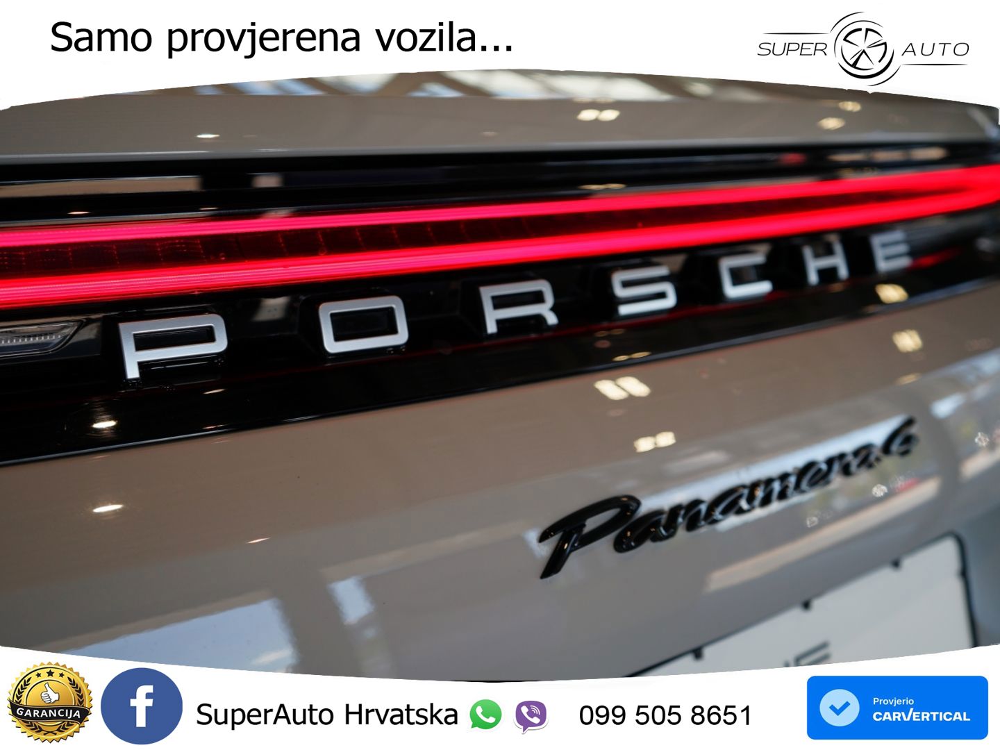 Porsche Panamera 4 2.9 V6 (470 KS) E-Hybrid PDK ACC+HEAD+4xGR SJED+360+PANO