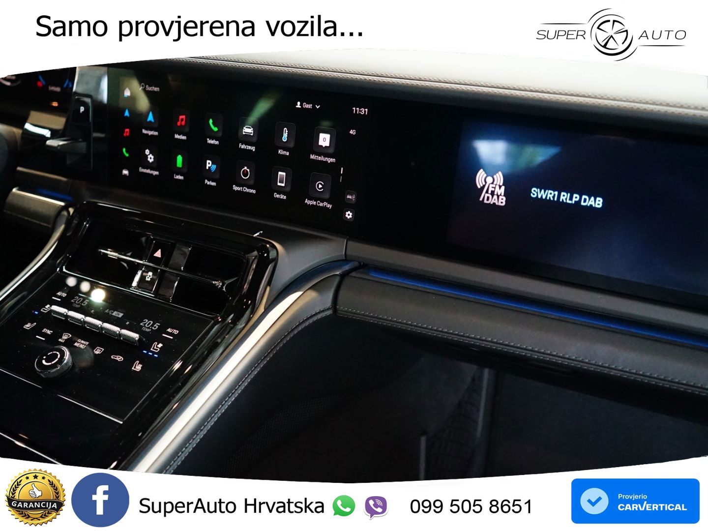 Porsche Panamera 4 2.9 V6 (470 KS) E-Hybrid PDK ACC+HEAD+4xGR SJED+360+PANO