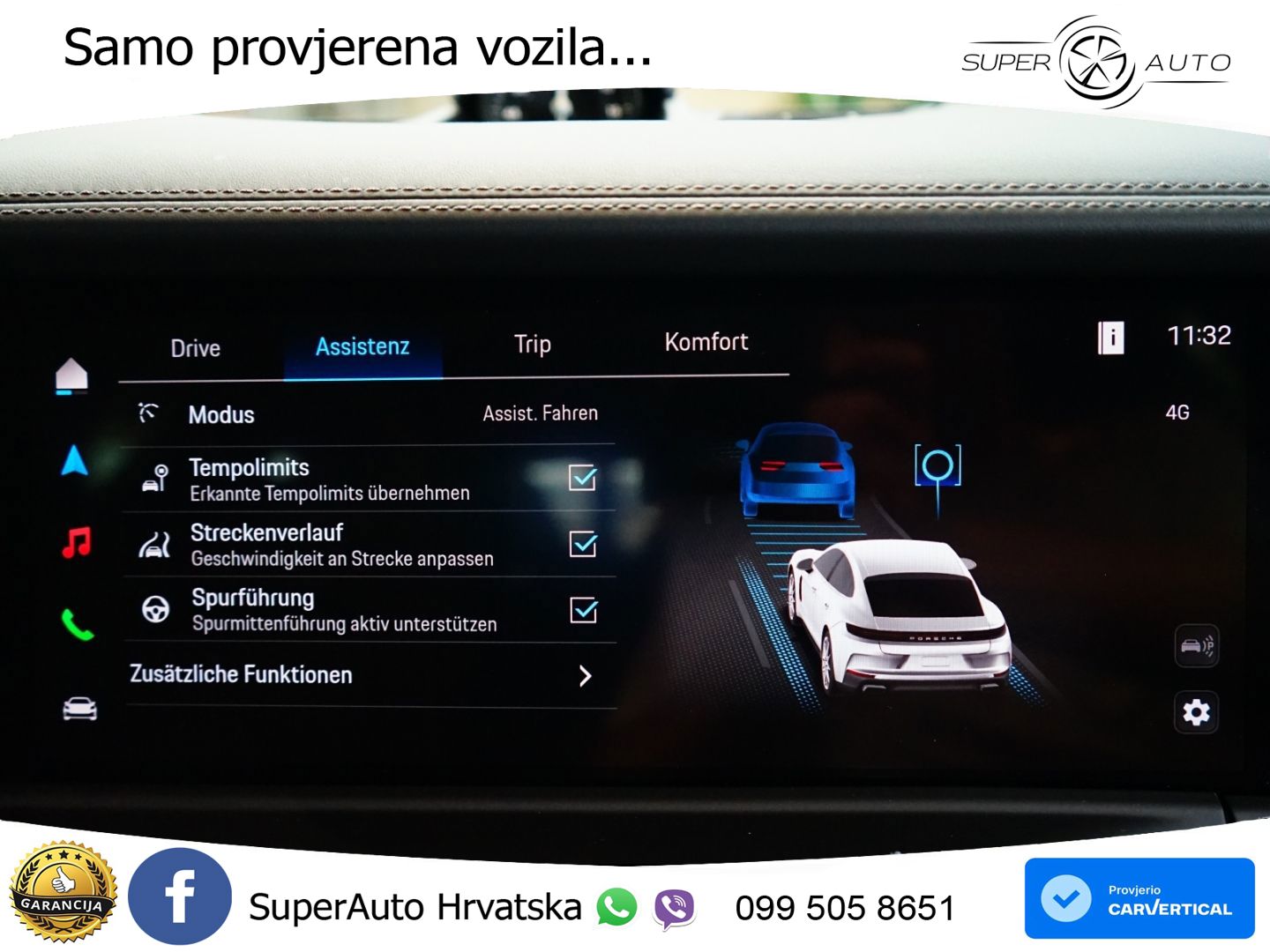 Porsche Panamera 4 2.9 V6 (470 KS) E-Hybrid PDK ACC+HEAD+4xGR SJED+360+PANO