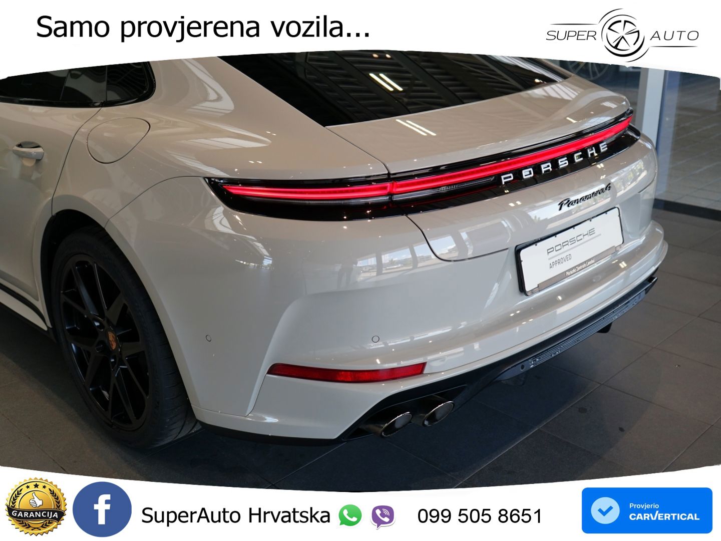 Porsche Panamera 4 2.9 V6 (470 KS) E-Hybrid PDK ACC+HEAD+4xGR SJED+360+PANO