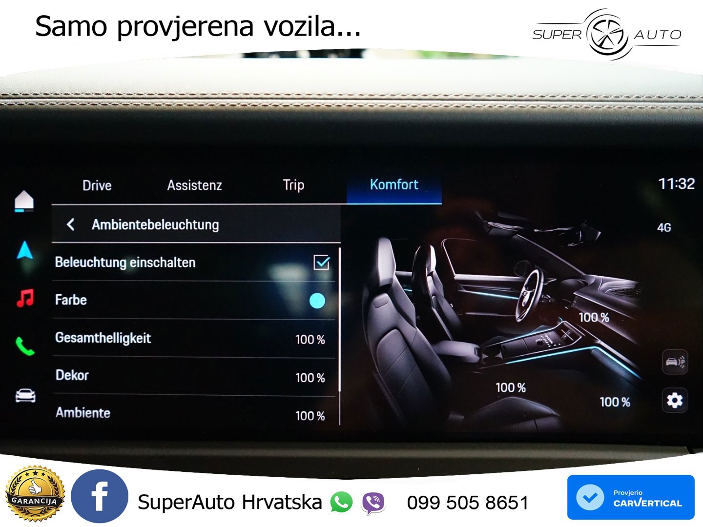 Porsche Panamera 4 2.9 V6 (470 KS) E-Hybrid PDK ACC+HEAD+4xGR SJED+360+PANO