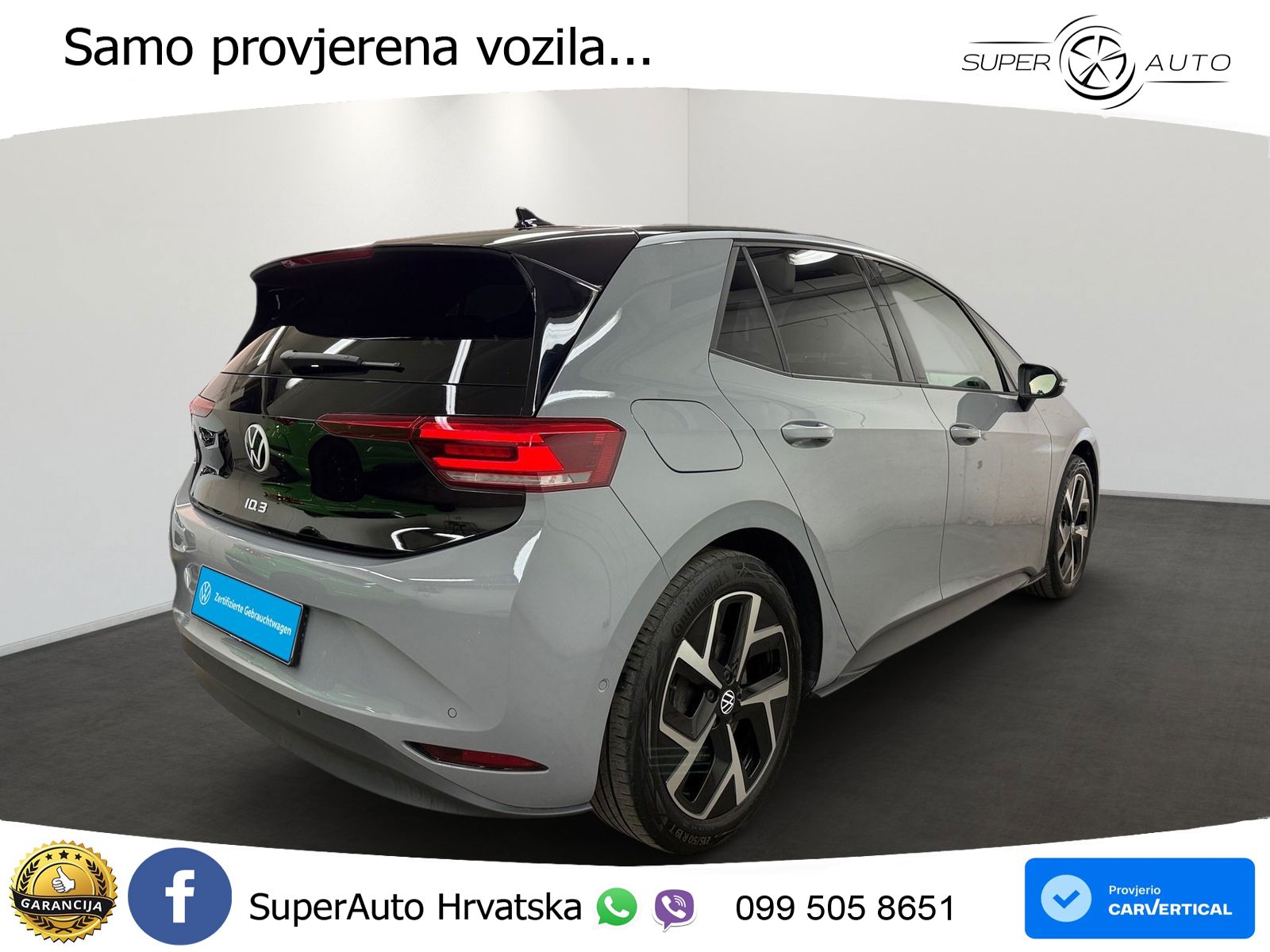 Volkswagen ID.3 Pro 62 kWh (204 KS) LED+GR SJED+ACC