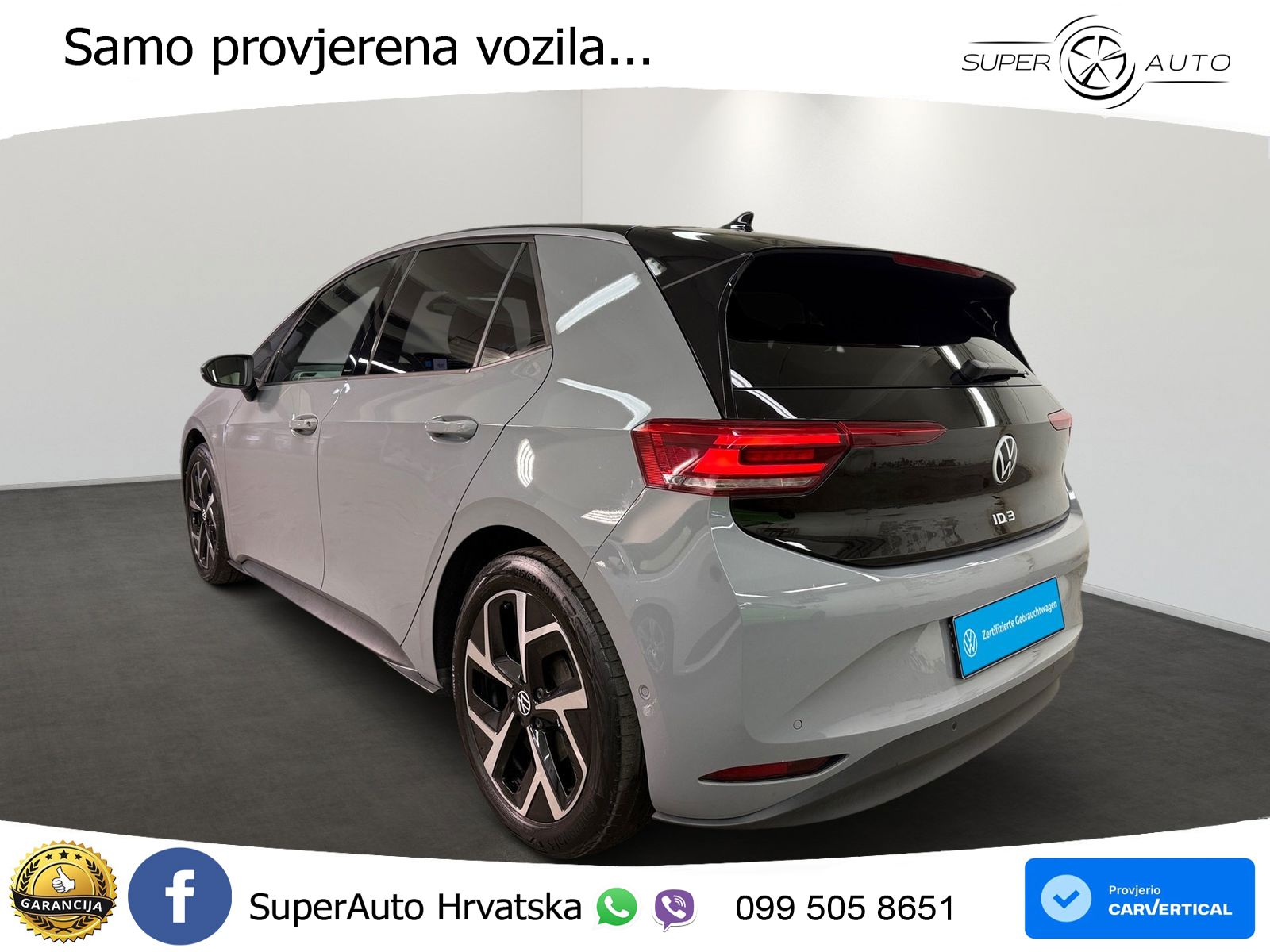 Volkswagen ID.3 Pro 62 kWh (204 KS) LED+GR SJED+ACC