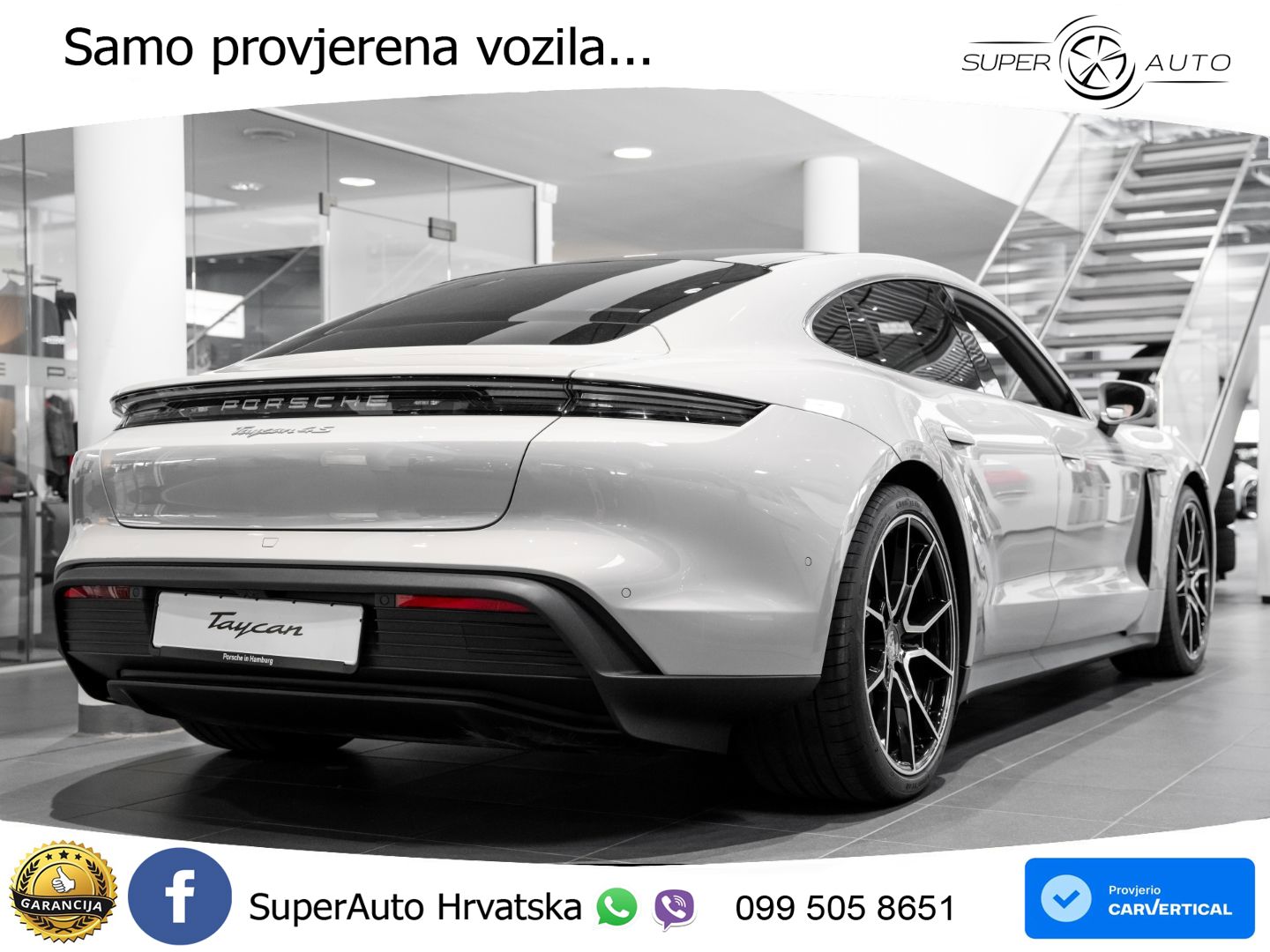 Porsche Taycan 4S 105 kWh (598 KS)