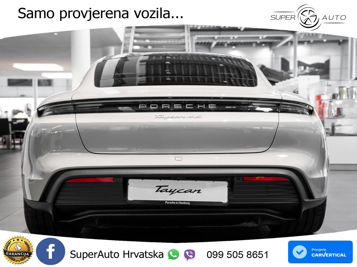 Porsche Taycan 4S 105 kWh (598 KS)