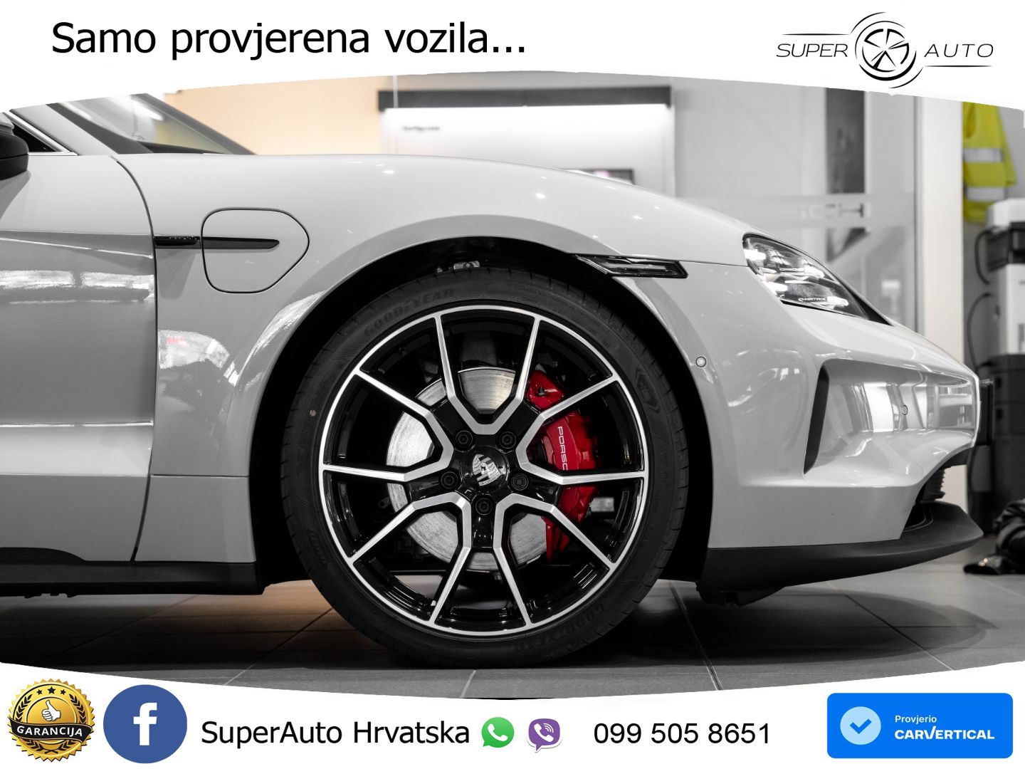 Porsche Taycan 4S 105 kWh (598 KS)