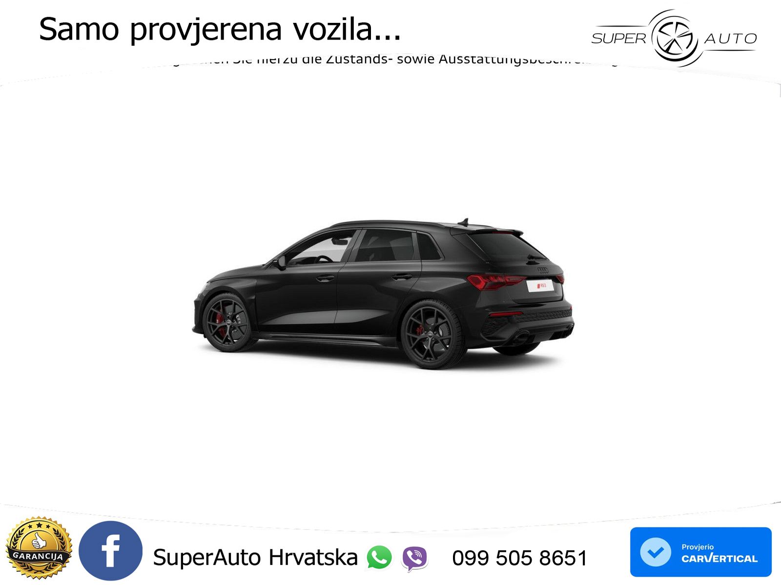 Audi RS3 Sportback 2.5 TFSI (400 KS) quattro S tronic LED+GR SJED+ACC