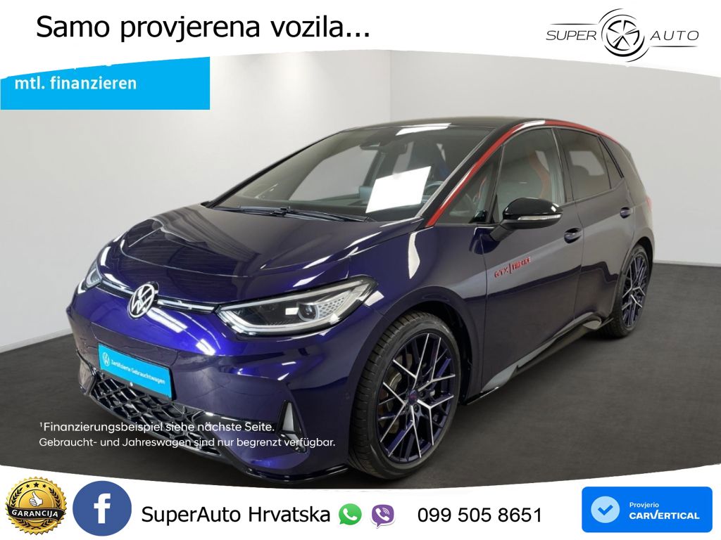Volkswagen ID.3 GTX 84 kWh (286 KS)