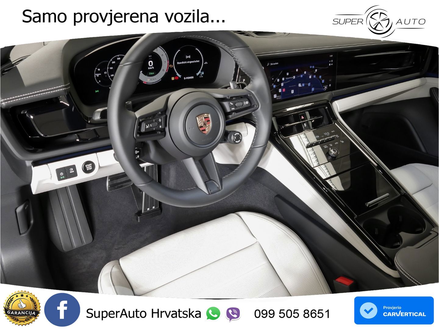 Porsche Panamera 4 2.9 V6 (470 KS) E-Hybrid PDK ZRAČNI+ACC+GR SJED+KAM+PANO