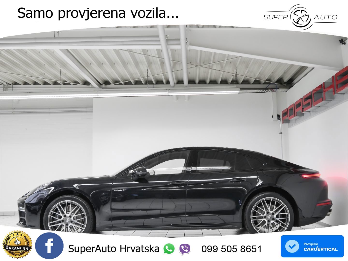 Porsche Panamera 4 2.9 V6 (470 KS) E-Hybrid PDK ZRAČNI+ACC+GR SJED+KAM+PANO