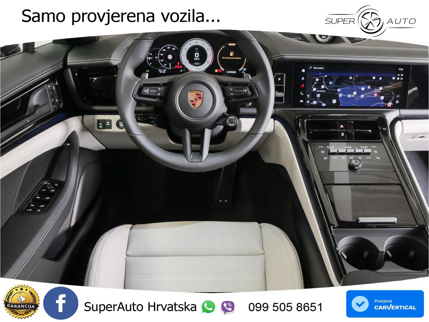 Porsche Panamera 4 2.9 V6 (470 KS) E-Hybrid PDK ZRAČNI+ACC+GR SJED+KAM+PANO