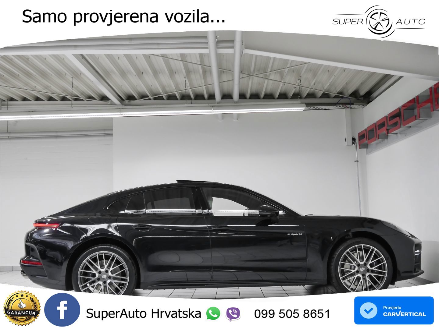 Porsche Panamera 4 2.9 V6 (470 KS) E-Hybrid PDK ZRAČNI+ACC+GR SJED+KAM+PANO