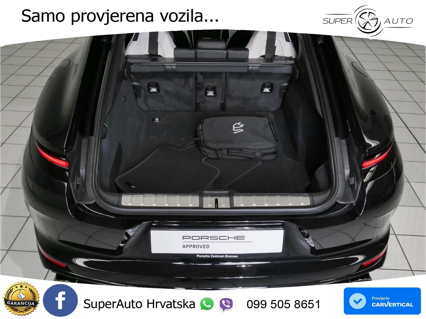 Porsche Panamera 4 2.9 V6 (470 KS) E-Hybrid PDK ZRAČNI+ACC+GR SJED+KAM+PANO