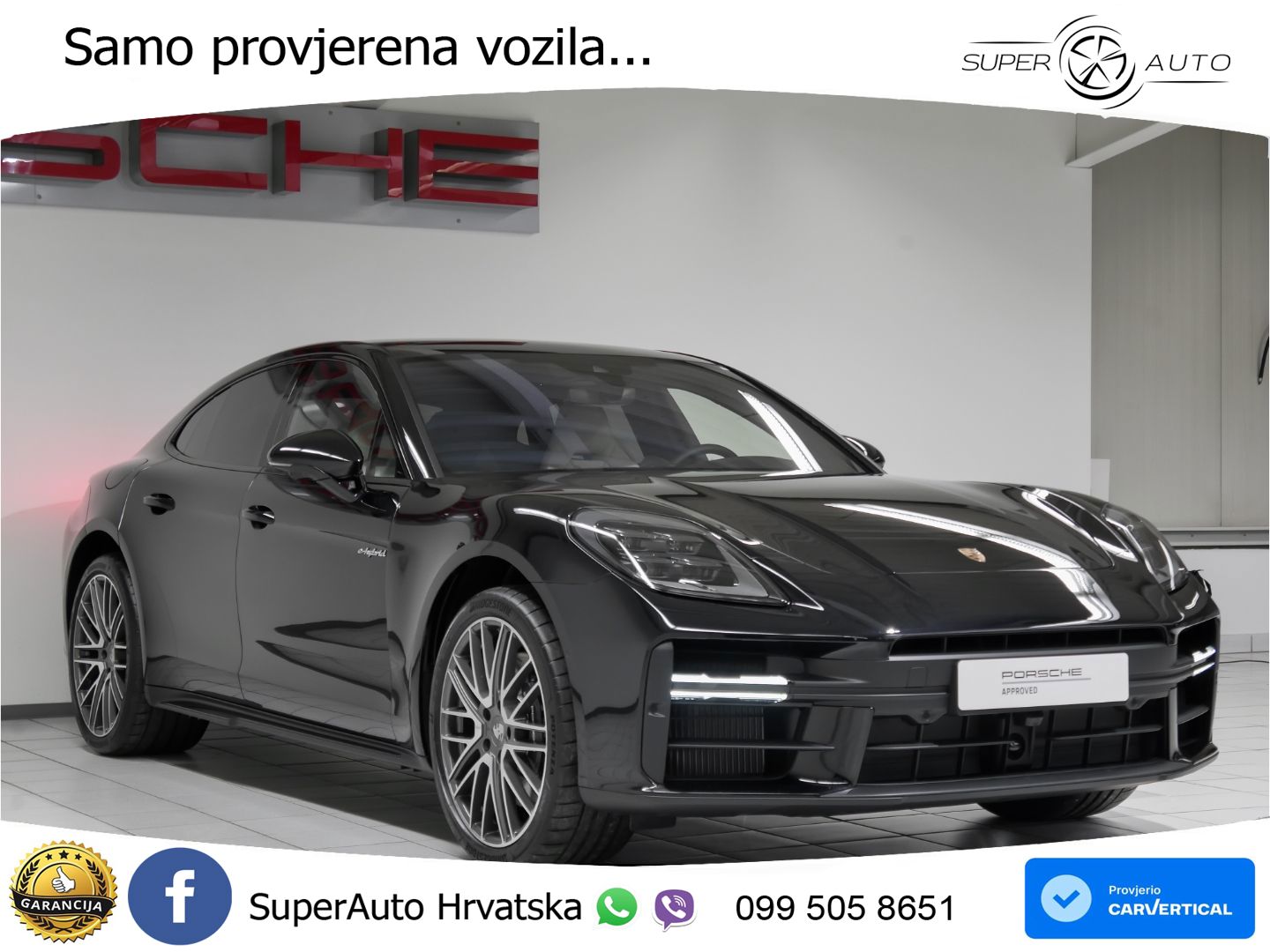 Porsche Panamera 4 2.9 V6 (470 KS) E-Hybrid PDK ZRAČNI+ACC+GR SJED+KAM+PANO
