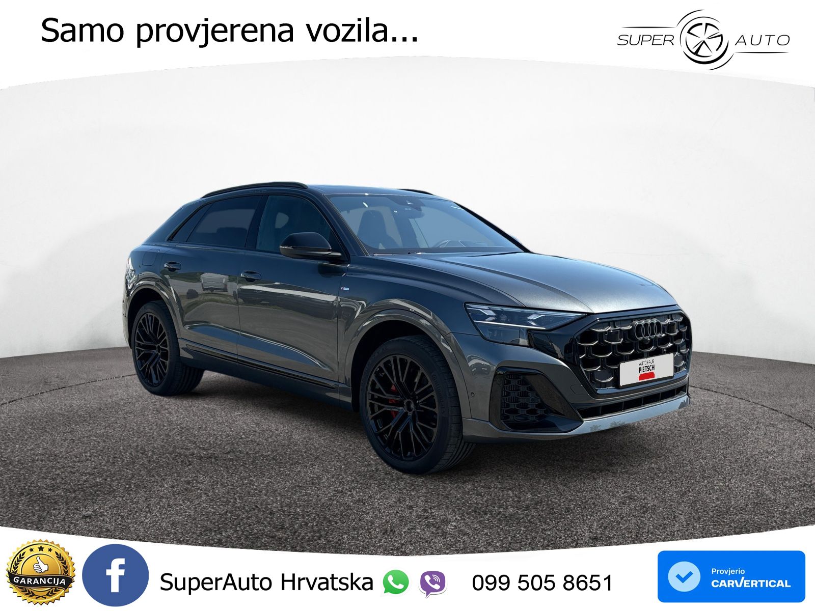 Audi Q8 60 TFSIe V6 (490 KS) quattro Tiptronic 489 KS LED+GR SJED+ACC