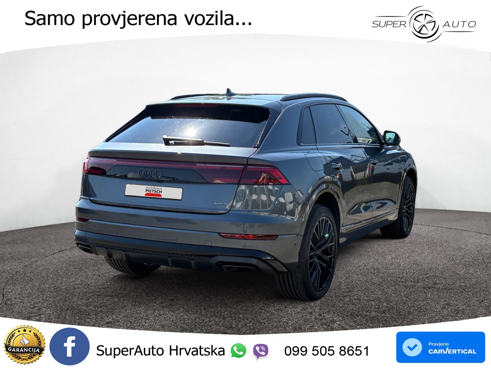 Audi Q8 60 TFSIe V6 (490 KS) quattro Tiptronic 489 KS LED+GR SJED+ACC