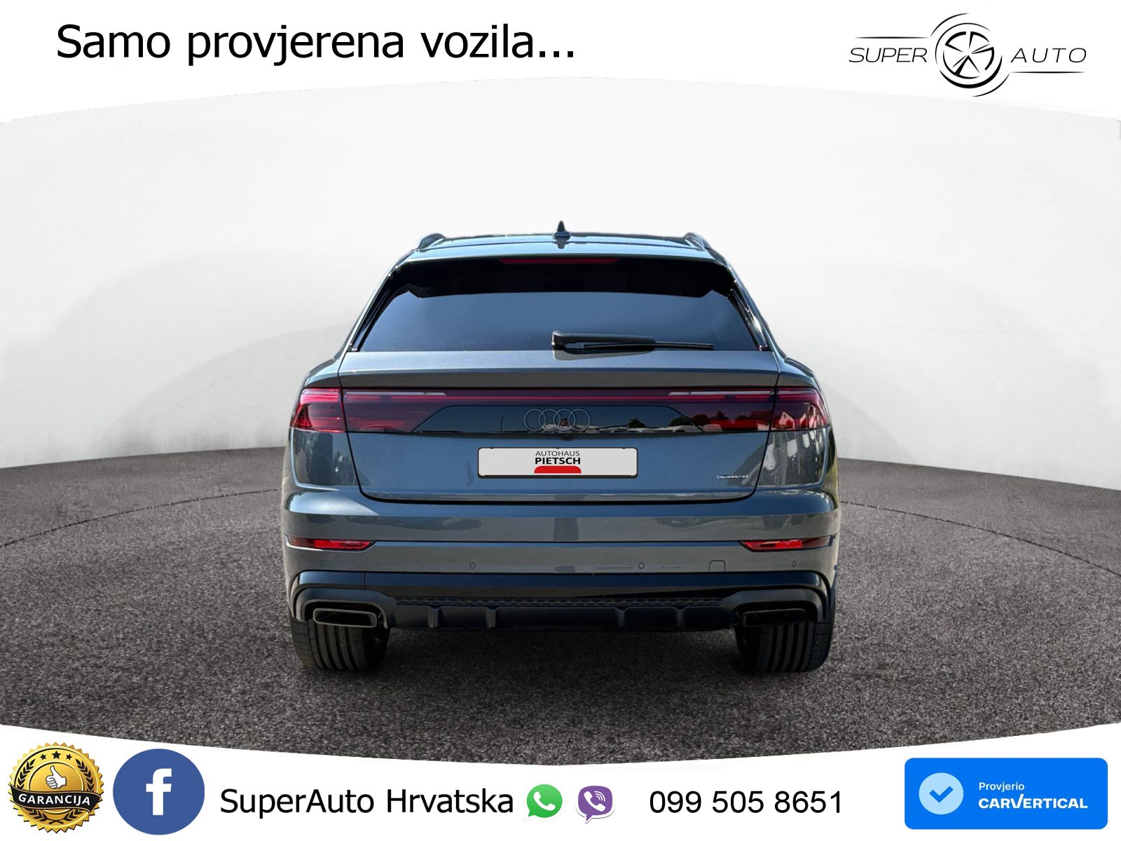 Audi Q8 60 TFSIe V6 (490 KS) quattro Tiptronic 489 KS LED+GR SJED+ACC