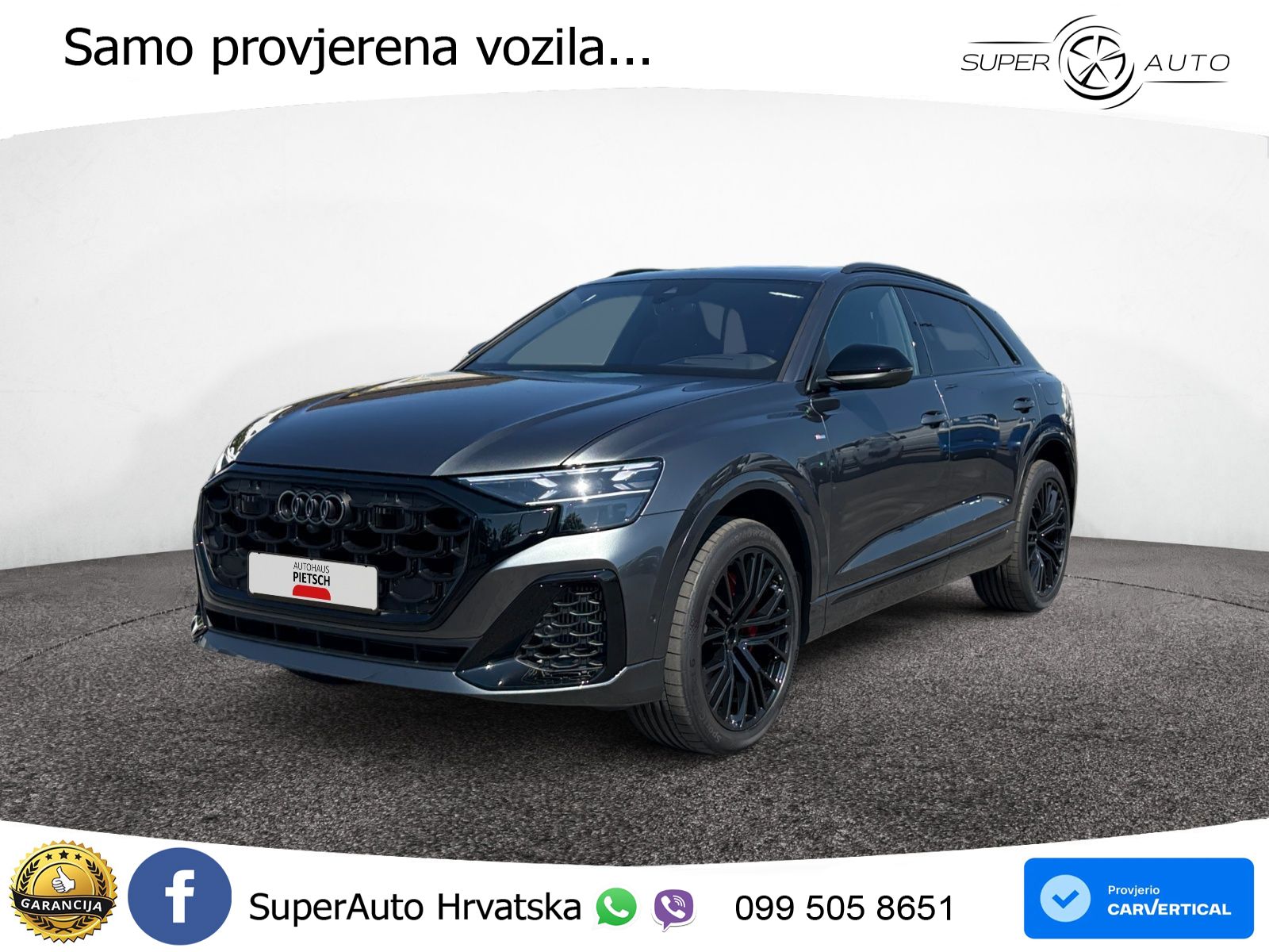 Audi Q8 60 TFSIe V6 (490 KS) quattro Tiptronic 489 KS LED+GR SJED+ACC