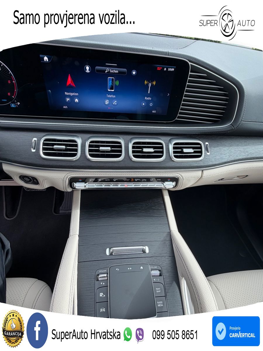 Mercedes GLE 450d (367 KS) EQ Boost 4MATIC 9G-TRONIC AMG ZRAČNI+ACC+GR SJED+KAM+PANO
