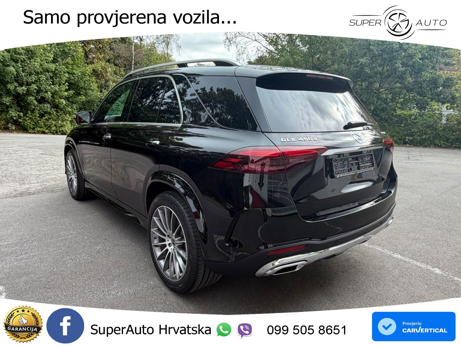 Mercedes GLE 450d (367 KS) EQ Boost 4MATIC 9G-TRONIC AMG ZRAČNI+ACC+GR SJED+KAM+PANO