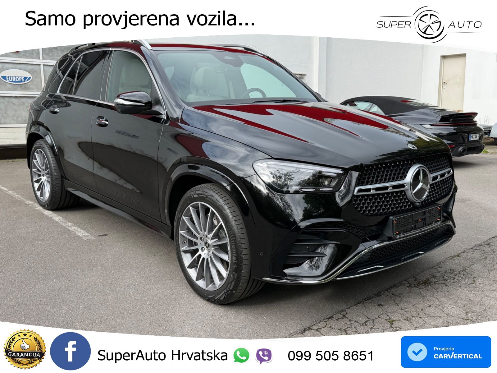 Mercedes GLE 450d (367 KS) EQ Boost 4MATIC 9G-TRONIC AMG ZRAČNI+ACC+GR SJED+KAM+PANO