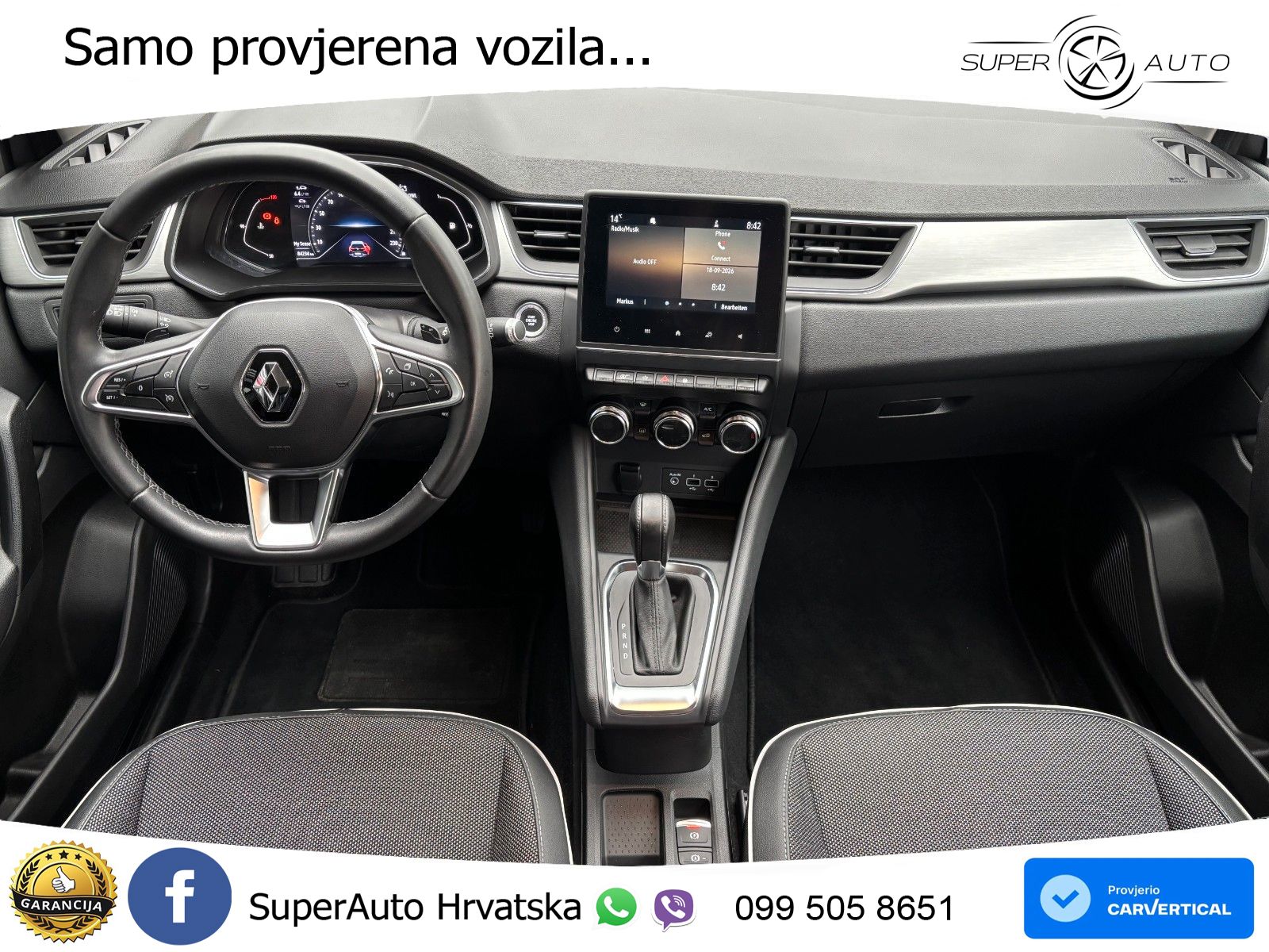 Renault Captur Intens TCe 140 EDC- AHK - GJR - Kamera