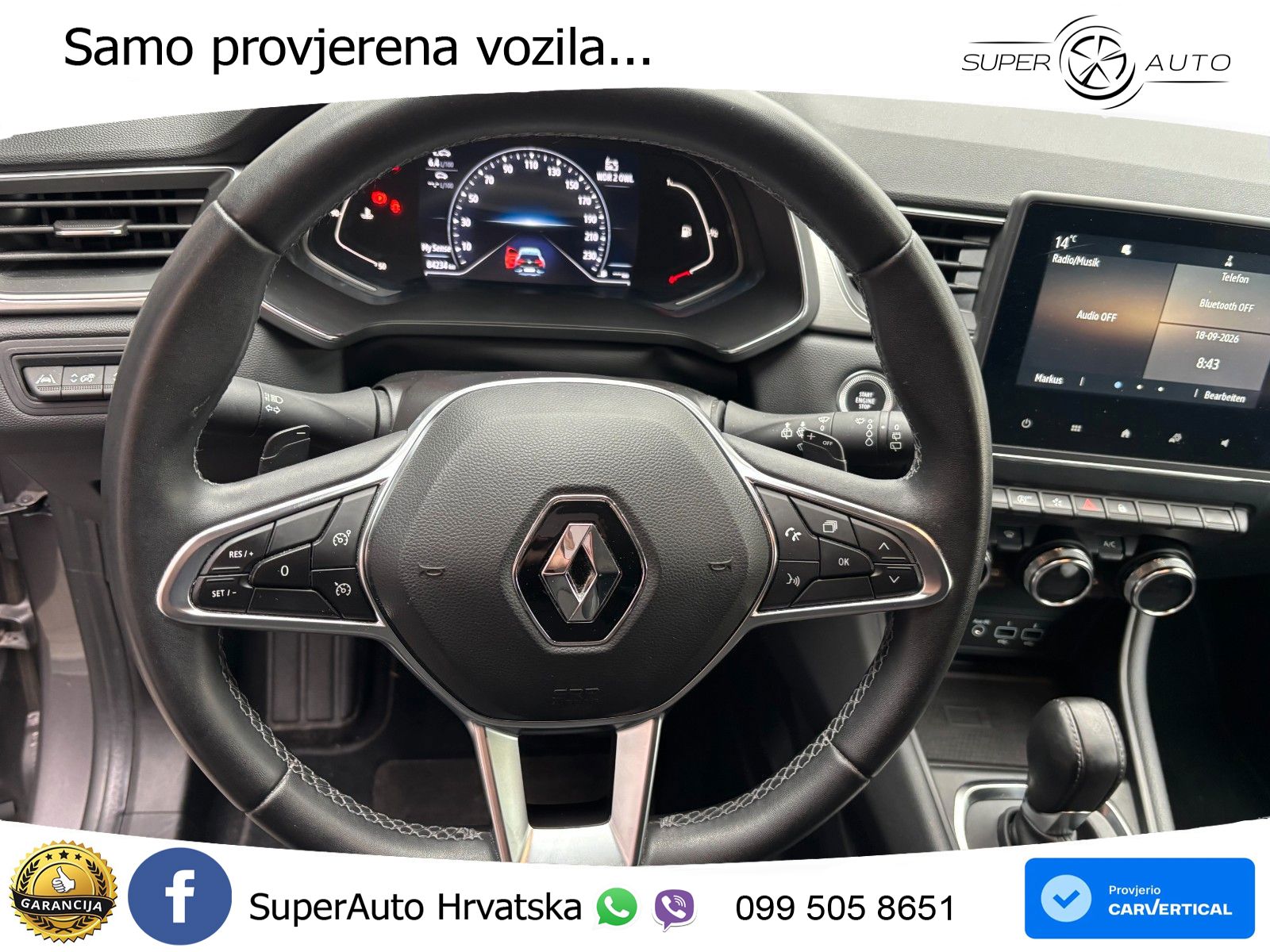 Renault Captur Intens TCe 140 EDC- AHK - GJR - Kamera