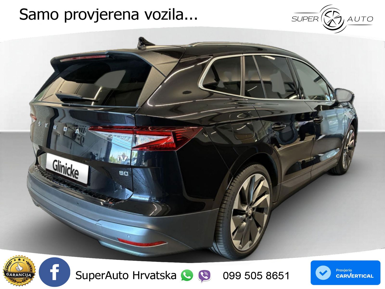 Škoda Enyaq iV 80 82 kWh (204 KS) LED+GR SJED+ACC